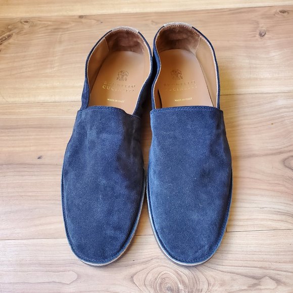 NWOB Brunello Cucinelli Suède Loafers Size 41 1/2 8.5 - Picture 3 of 5